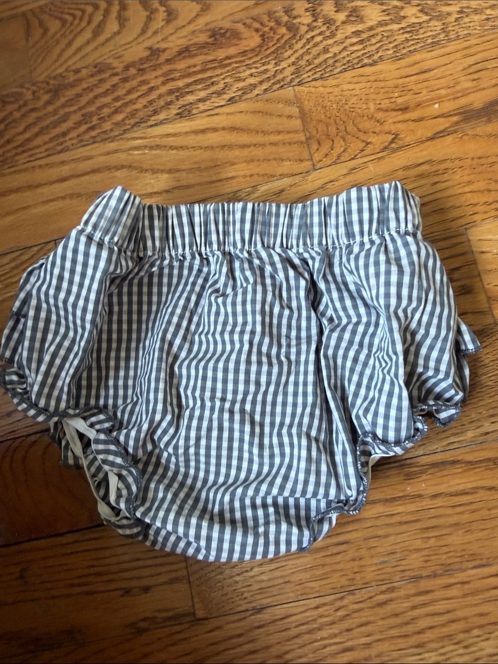 Matilda Jane Black and White Gingham Ruffle Bloomer